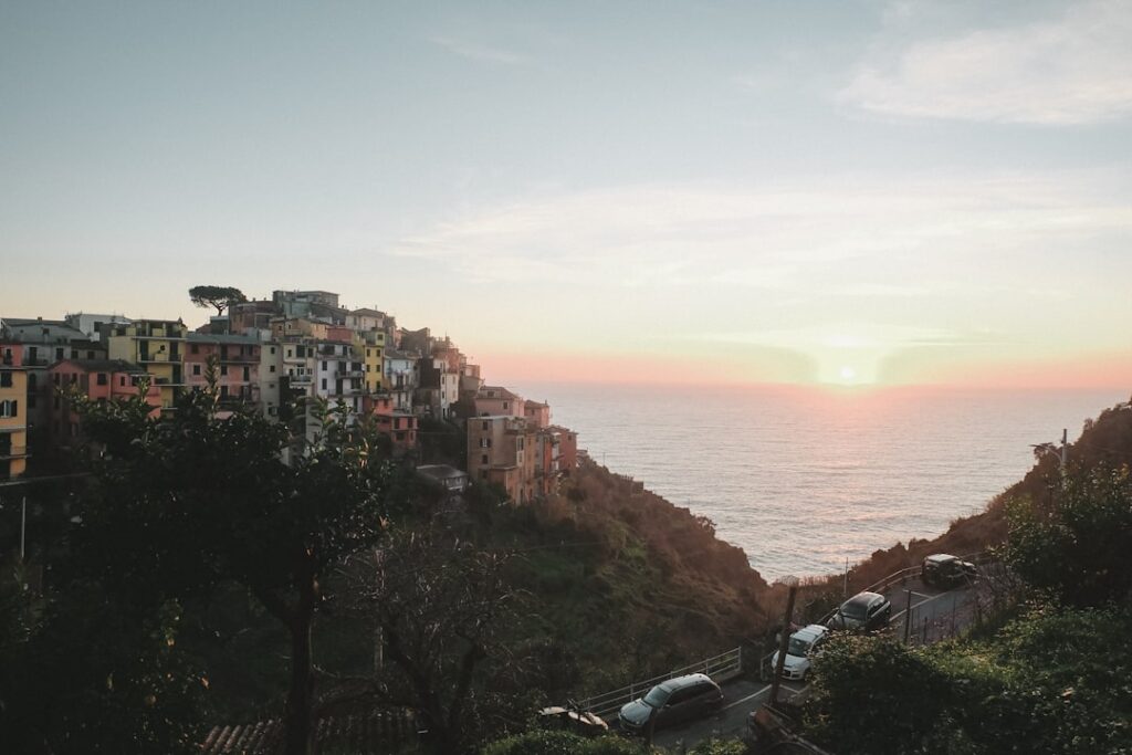 Corniglia B&B balcony view sunrise