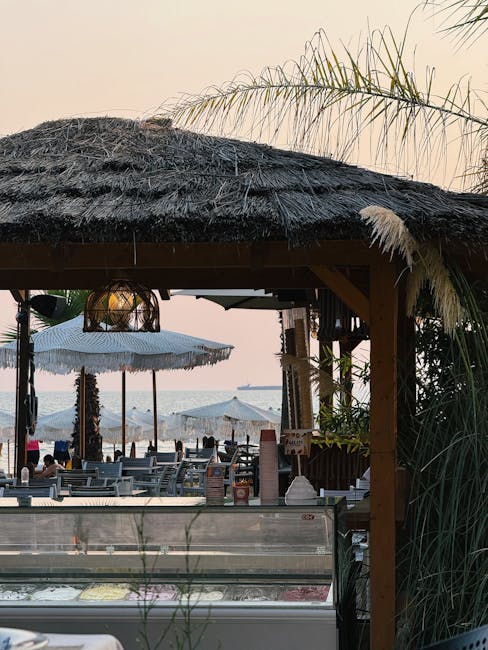 Gelato Monterosso beach sunset