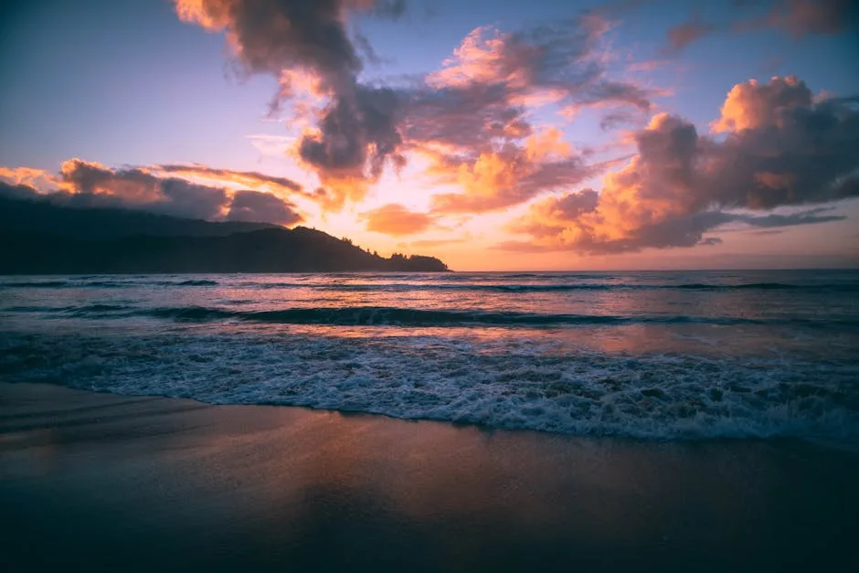 Monterosso sunrise beach empty